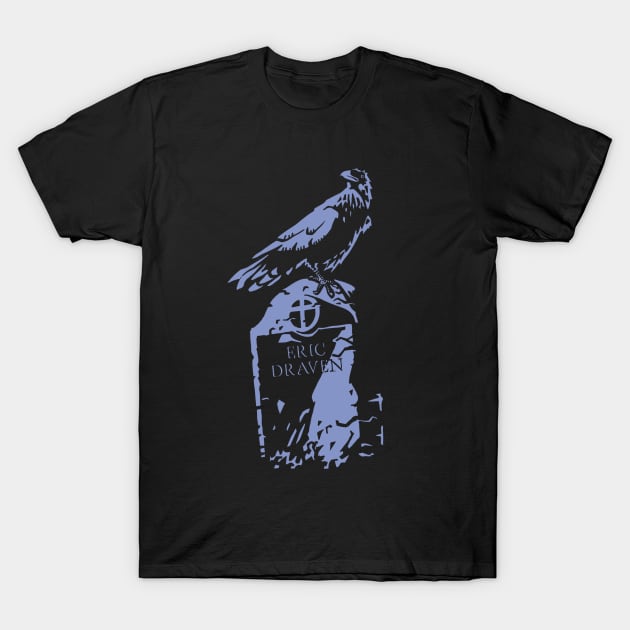 Eric Draven - The Crow Tombstone T-Shirt by DesignedbyWizards